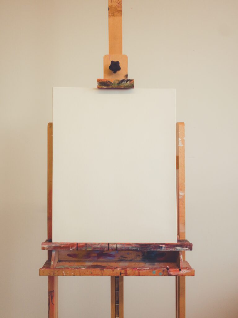 Canvas which we can paint on 9th May 2020.